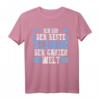 Opa der ganzen Welt Bonus Opa Familien T-Shirt – Lustiges Geschenk für Vatertag, Stiefopa & Großeltern mit Spruch
