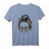 Mom Life Woman Leopard Bandana Sunglasses T-Shirt – Perfektes Muttertagsgeschenk für Oma, Mama, Großmutter, Tante und mehr