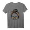 Mom Life Woman Leopard Bandana Sunglasses T-Shirt – Perfektes Muttertagsgeschenk für Oma, Mama, Großmutter, Tante und mehr