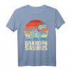 Grandpa Saurus Retro Dinosaurier T-Shirt – Lustiges Vatertagsgeschenk für Papa, Opa & Ehemann, Geburtstagsgeschenk für Männer