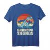 Grandpa Saurus Retro Dinosaurier T-Shirt – Lustiges Vatertagsgeschenk für Papa, Opa & Ehemann, Geburtstagsgeschenk für Männer