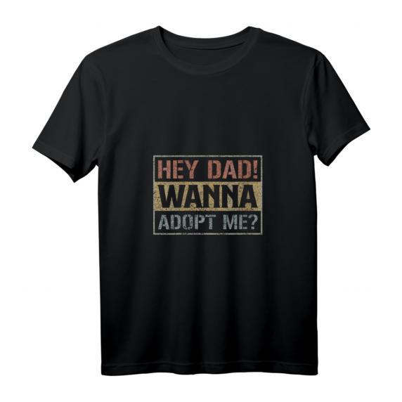 Damen Hey Papa will mich adoptieren T-Shirt mit V-Ausschnitt – Humoriges Vatertagsgeschenk für Stiefmütter Damen Hey Papa will mich adoptieren T-Shirt mit V-Ausschnitt – Humoriges Vatertagsgeschenk für Stiefmütter