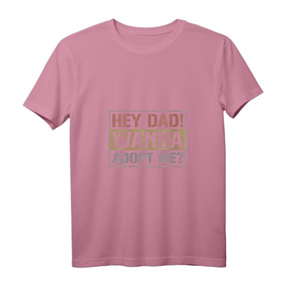 Damen Hey Papa will mich adoptieren T-Shirt mit V-Ausschnitt – Humoriges Vatertagsgeschenk für Stiefmütter Damen Hey Papa will mich adoptieren T-Shirt mit V-Ausschnitt – Humoriges Vatertagsgeschenk für Stiefmütter