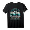 Lustiges Vatertagsgeschenk für Stiefpapa - T-Shirt mit Spruch 'Ich habe zwei Titel - Papa und Stiefpapa - Und ich rocke Sie Beide'