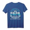 Lustiges Vatertagsgeschenk für Stiefpapa - T-Shirt mit Spruch 'Ich habe zwei Titel - Papa und Stiefpapa - Und ich rocke Sie Beide'
