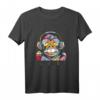 Lustiges Affe mit Kopfhörern hört Musik T-Shirt - Cooles Geschenk für Musiker, Musikfans & Festivalbesucher