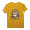 Lustiges Affe mit Kopfhörern hört Musik T-Shirt - Cooles Geschenk für Musiker, Musikfans & Festivalbesucher