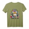 Lustiges Affe mit Kopfhörern hört Musik T-Shirt - Cooles Geschenk für Musiker, Musikfans & Festivalbesucher