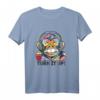Lustiges Affe mit Kopfhörern hört Musik T-Shirt - Cooles Geschenk für Musiker, Musikfans & Festivalbesucher