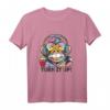 Lustiges Affe mit Kopfhörern hört Musik T-Shirt - Cooles Geschenk für Musiker, Musikfans & Festivalbesucher