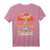 Level 7 Unlocked Männer & Jungs Gamer T-Shirt – Lustiges Geburtstagsgeschenk zum 7. Geburtstag mit Videospiel Controller Design