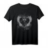 Ästhetisches Y2K Feenflügel Skelett Grunge T-Shirt - Alternative Gothic Mode mit Feen-Design und langlebigem Schnitt