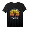 Rockin Seit 1982 39 Jahre alt Geburtstags T-Shirt – Lustiges Rock and Roll Design für Musikfans und Retro Liebhaber zum 39. Geburtstag