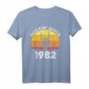 Rockin Seit 1982 39 Jahre alt Geburtstags T-Shirt – Lustiges Rock and Roll Design für Musikfans und Retro Liebhaber zum 39. Geburtstag