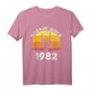 Rockin Seit 1982 39 Jahre alt Geburtstags T-Shirt – Lustiges Rock and Roll Design für Musikfans und Retro Liebhaber zum 39. Geburtstag