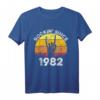 Rockin Seit 1982 39 Jahre alt Geburtstags T-Shirt – Lustiges Rock and Roll Design für Musikfans und Retro Liebhaber zum 39. Geburtstag