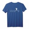Football Herzschlag Geschenk für American Football Spieler T-Shirt – Perfekt für Fans & Sportbegeisterte