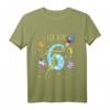 Kindergeburtstag T-Shirt für 6-Jährige - Rakete, Astronaut & Weltraummotiv, Perfekt als Geburtstagsgeschenk & Gastgeschenk