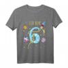 Kindergeburtstag T-Shirt für 6-Jährige - Rakete, Astronaut & Weltraummotiv, Perfekt als Geburtstagsgeschenk & Gastgeschenk