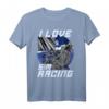 I Love Sim Racing T-Shirt – Autorennen, Rennsimulation, E-Sport & Gaming Geschenk für Rennfahrer und Sim-Racer
