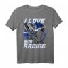 I Love Sim Racing T-Shirt – Autorennen, Rennsimulation, E-Sport & Gaming Geschenk für Rennfahrer und Sim-Racer