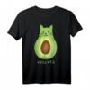 Lustiges Avocado Katzen T-Shirt - Humorvolles Geschenk für Katzenliebhaber, Veganer & Tierfreunde