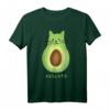 Lustiges Avocado Katzen T-Shirt - Humorvolles Geschenk für Katzenliebhaber, Veganer & Tierfreunde