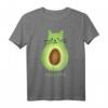 Lustiges Avocado Katzen T-Shirt - Humorvolles Geschenk für Katzenliebhaber, Veganer & Tierfreunde