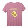 Avocado T-Shirt Damen Rosa mit Spruch Avocuddle – Perfektes Geschenk für Avocado Fans, Geburtstags- und Weihnachtsgeschenk für Damen