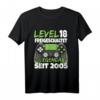 Level 18 Geburtstag Junge - Lustiges Gaming T-Shirt mit Spruch 'Level 18 Freigeschaltet' für 18-Jährige Gamer, Mädchen & Jungen