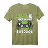 Level 18 Geburtstag Junge - Lustiges Gaming T-Shirt mit Spruch 'Level 18 Freigeschaltet' für 18-Jährige Gamer, Mädchen & Jungen