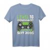 Level 18 Geburtstag Junge - Lustiges Gaming T-Shirt mit Spruch 'Level 18 Freigeschaltet' für 18-Jährige Gamer, Mädchen & Jungen