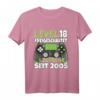 Level 18 Geburtstag Junge - Lustiges Gaming T-Shirt mit Spruch 'Level 18 Freigeschaltet' für 18-Jährige Gamer, Mädchen & Jungen