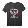Heavy Mädel Rocker Motorradfahrerin Metal Fan Biker T-Shirt – Witziges Geschenk für Frauen, Mütter & Oma zum Geburtstag, Weihnachten oder Rockkonzert