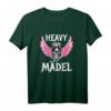 Heavy Mädel Rocker Motorradfahrerin Metal Fan Biker T-Shirt – Witziges Geschenk für Frauen, Mütter & Oma zum Geburtstag, Weihnachten oder Rockkonzert