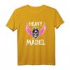 Heavy Mädel Rocker Motorradfahrerin Metal Fan Biker T-Shirt – Witziges Geschenk für Frauen, Mütter & Oma zum Geburtstag, Weihnachten oder Rockkonzert