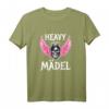 Heavy Mädel Rocker Motorradfahrerin Metal Fan Biker T-Shirt – Witziges Geschenk für Frauen, Mütter & Oma zum Geburtstag, Weihnachten oder Rockkonzert