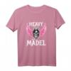 Heavy Mädel Rocker Motorradfahrerin Metal Fan Biker T-Shirt – Witziges Geschenk für Frauen, Mütter & Oma zum Geburtstag, Weihnachten oder Rockkonzert
