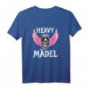 Heavy Mädel Rocker Motorradfahrerin Metal Fan Biker T-Shirt – Witziges Geschenk für Frauen, Mütter & Oma zum Geburtstag, Weihnachten oder Rockkonzert