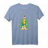 HapDuck Family Christmas Tree Holiday T-Shirt – Lustiges Simpsons Familien T-Shirt für Weihnachten & Feiertage