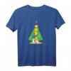 HapDuck Family Christmas Tree Holiday T-Shirt – Lustiges Simpsons Familien T-Shirt für Weihnachten & Feiertage