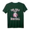 Mädchen Basketball T-Shirt 'Coole Mädchen spielen Basketball' – Perfektes Geschenk für junge Basketballfans & Fans des schnellen Ballsports