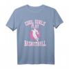 Mädchen Basketball T-Shirt 'Coole Mädchen spielen Basketball' – Perfektes Geschenk für junge Basketballfans & Fans des schnellen Ballsports