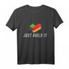 Just Build It Building Toy Blocks Bricks Kinder T-Shirt – Perfektes Geschenk für kreative Kinder zum Geburtstag, Weihnachten oder zum Spielen mit Familie