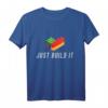 Just Build It Building Toy Blocks Bricks Kinder T-Shirt – Perfektes Geschenk für kreative Kinder zum Geburtstag, Weihnachten oder zum Spielen mit Familie