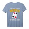 Legendäres Skatspieler T-Shirt mit Skatkarten Motiv - Lustiges Geschenk für Skatspieler, Opa, Vater & Rentner
