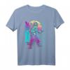HapDuck Neon Mechagodzilla T-Shirt - Offizielles Titan-Merch für Fan und Geburtstagsfeier