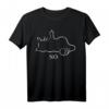 Nö Cat Stinkefinger Miautze Nö Katze T-Shirt – Humorvolles, sarkastisches Geschenk für Misanthropen & Menschen, die keinen Kontakt wollen