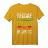 Reggae Music Shirt - Peace One Love Rastafari T-Shirt mit jamaikanischer Flagge, perfekt als Geschenk für Reggae- und Rastafari-Fans