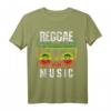 Reggae Music Shirt - Peace One Love Rastafari T-Shirt mit jamaikanischer Flagge, perfekt als Geschenk für Reggae- und Rastafari-Fans